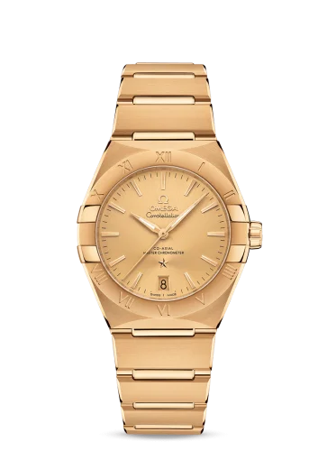 Omega - 131.50.36.20.08.001 Constellation Master Chronometer 36 Yellow Gold / Champagne / Bracelet