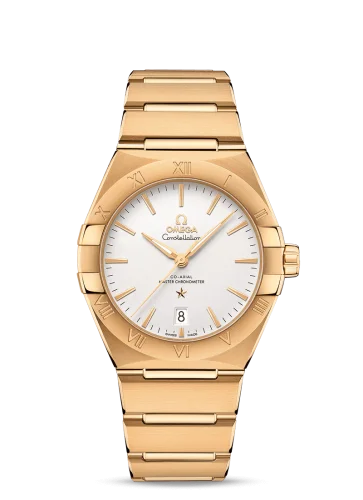 Omega Constellation Master Chronometer 39 Yellow Gold / Silver / Bracelet