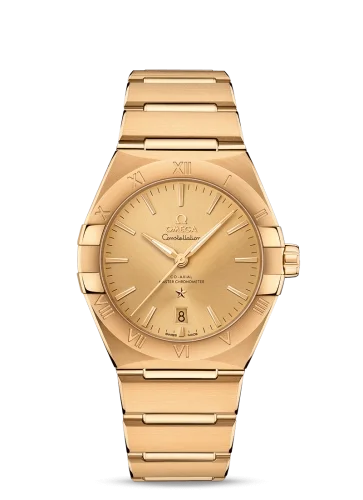 Omega Omega - 131.50.39.20.08.001 Constellation Master Chronometer 39 Yellow Gold / Champagne / Bracelet