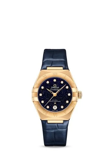 Omega - 131.53.29.20.53.001 Constellation Manhattan 29 Co-Axial Master Chronometer Yellow Gold / Aventurine