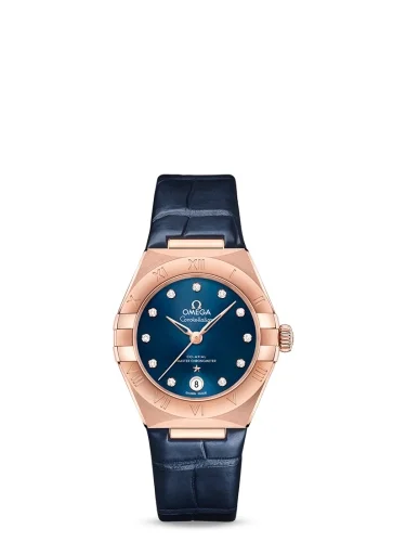 Omega Omega - 131.53.29.20.53.002 Constellation Manhattan 29 Co-Axial Master Chronometer Sedna Gold / Blue - Diamond