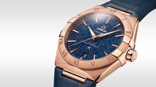 Omega Omega - 131.53.39.20.03.001 Constellation Master Chronometer 39 Sedna / Blue / Alligator