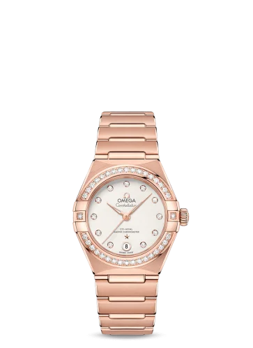 Omega - 131.55.29.20.52.001 Constellation Manhattan 29 Co-Axial Master Chronometer Sedna Gold / Silver / Diamond
