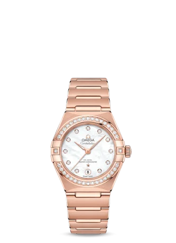 Omega - 131.55.29.20.55.001 Constellation Manhattan 29 Co-Axial Master Chronometer Sedna Gold / MOP / Diamond