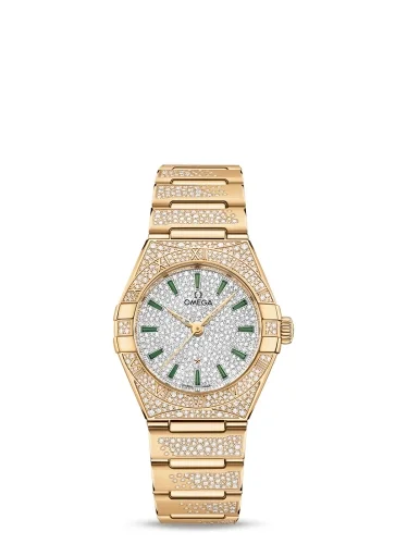 Omega Omega - 131.55.29.20.99.002 Constellation Manhattan 29 Co-Axial Master Chronometer Yellow Gold / Snow / Bracelet