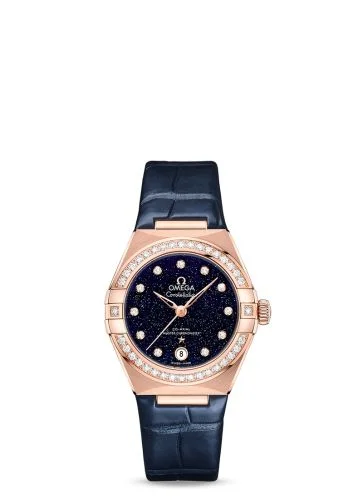 Omega - 131.58.29.20.53.003 Constellation Manhattan 29 Co-Axial Master Chronometer Sedna Gold / Diamond / Aventurine