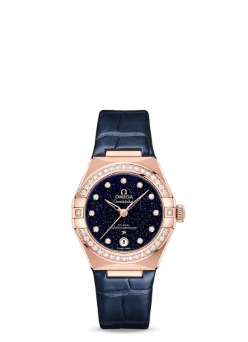 Omega Omega - 131.58.29.20.53.003 Constellation Manhattan 29 Co-Axial Master Chronometer Sedna Gold / Diamond / Aventurine