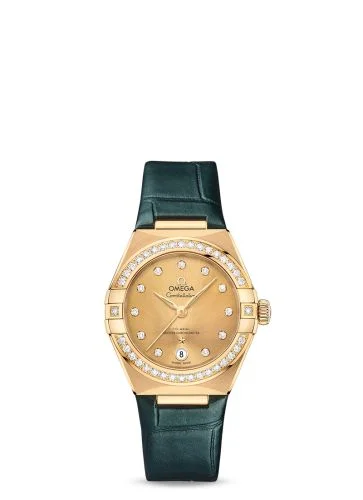 Omega - 131.58.29.20.58.001 Constellation Manhattan 29 Co-Axial Master Chronometer Yellow Gold / Diamond / Champagne - Diamond