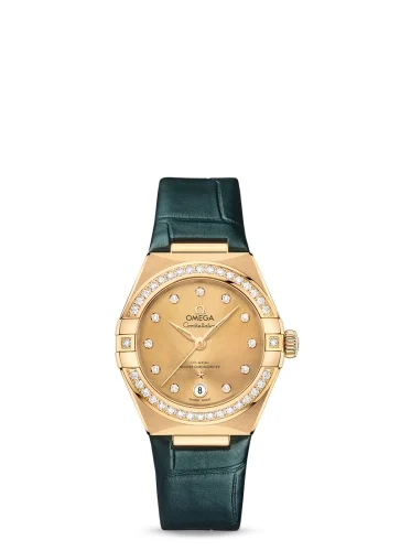 Omega Omega - 131.58.29.20.58.001 Constellation Manhattan 29 Co-Axial Master Chronometer Yellow Gold / Diamond / Champagne - Diamond