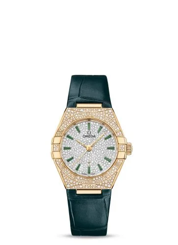 Omega Constellation Manhattan 29 Co-Axial Master Chronometer Yellow Gold / Snow