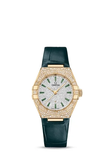 Omega Omega - 131.58.29.20.99.002 Constellation Manhattan 29 Co-Axial Master Chronometer Yellow Gold / Snow