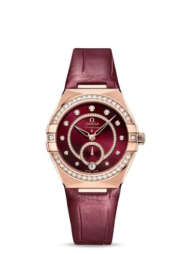 Omega Constellation Master Chronometer Small Seconds 34 Sedna Gold / Diamond / Black