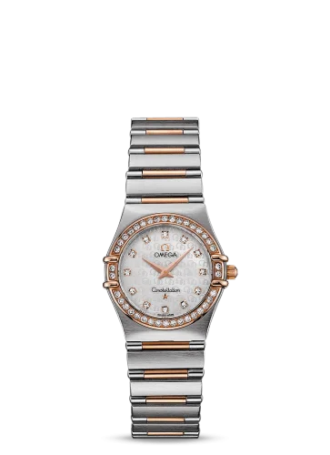 Omega - 1358.75.00 Constellation Quartz 25.5 '95 Stainless Steel / Red Gold / Diamond / MOP