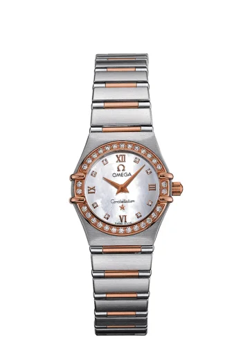 Omega - 1360.76.00 Constellation Quartz 22.5 Stainless Steel / Red Gold / Diamond / MOP