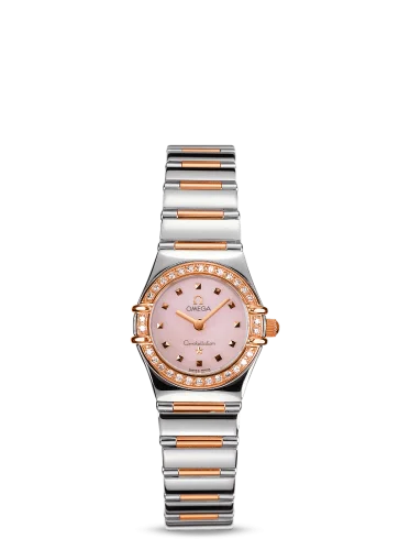Omega - 1368.73.00 Constellation Quartz 22.5 My Choice Stainless Steel / Red Gold / Diamond / Pink
