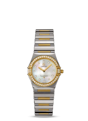 Omega - 1376.75.00 Constellation Quartz 25.5 My Choice Stainless Steel / Yellow Gold / Diamond / MOP