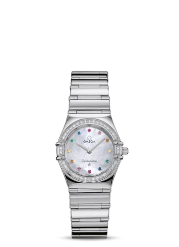 Omega - 1475.79.00 Constellation Quartz 25.5 My Choice Stainless Steel / Diamond / MOP Iris