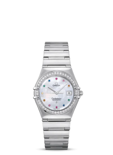 Omega Constellation Automatic 27.5 My Choice Stainless Steel / Diamond / MOP Iris