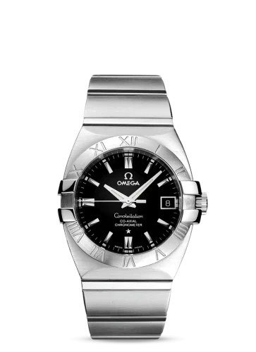 Omega - 1501.51.00 Constellation Co-Axial 35 Double Eagle Stainless Steel / Black