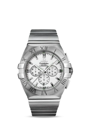 Omega - 1514.20.00 Constellation Co-Axial 41 Chronograph Double Eagle Stainless Steel / White / Bracelet