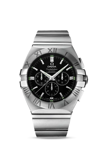 Omega - 1514.51.00 Constellation Co-Axial 41 Chronograph Double Eagle Stainless Steel / Black / Bracelet