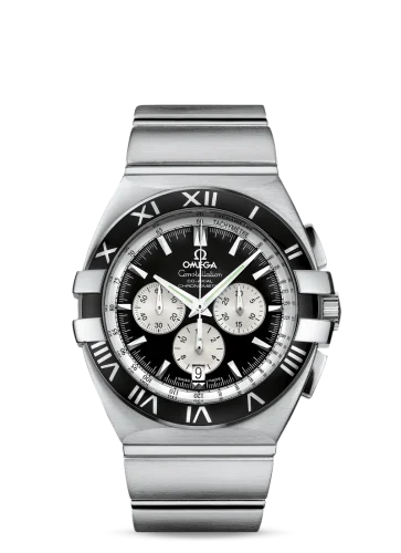 Omega - 1519.51.00 Constellation Co-Axial 41 Chronograph Double Eagle Stainless Steel / Black / Bracelet