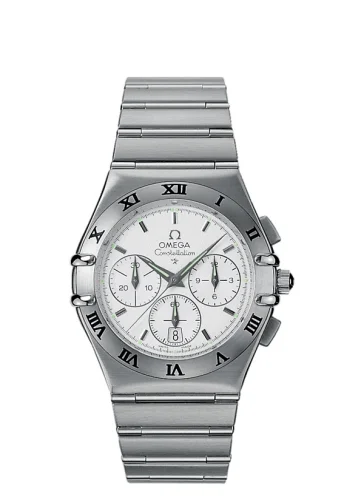 Omega Constellation Quartz 39 Chronograph Stainless Steel / Silver