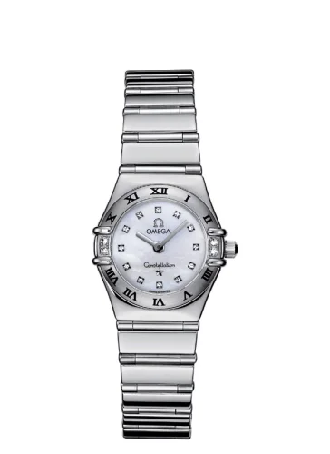 Omega - 1566.76.00 Constellation Quartz 22.5 My Choice Stainless Steel / Diamond / MOP