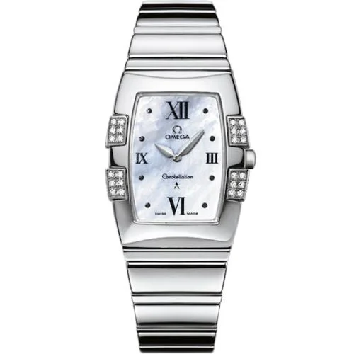 Omega - 1586.70.00 Constellation Quadrella Quartz 25 Stainless Steel / MOP
