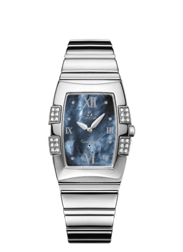 Omega - 1586.72.00 Constellation Quadrella Quartz 25 Stainless Steel / Blue MOP