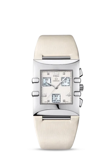 Omega Omega - 1841.35.71 Constellation Quadra Quartz 28 Chronograph Stainless Steel / White / Fabric