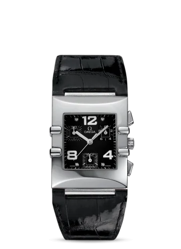 Omega Omega - 1841.55.11 Constellation Quadra Quartz 28 Chronograph Stainless Steel / Black / Alligator