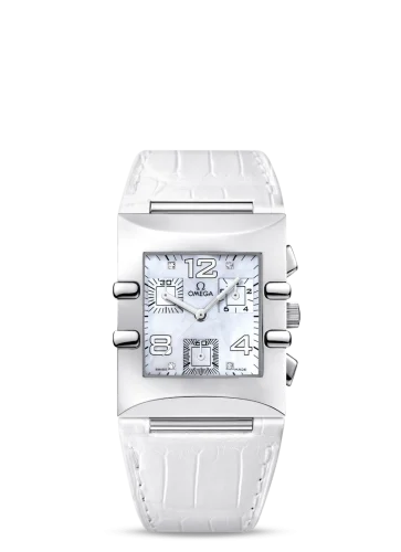 Omega Omega - 1841.75.36 Constellation Quadra Quartz 28 Chronograph Stainless Steel / MOP/ Alligator