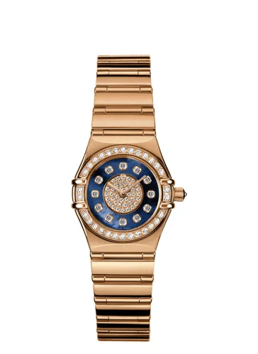Omega - 1962.11.94 Constellation Quartz 22.5 Red Gold / Diamond / Blue MOP