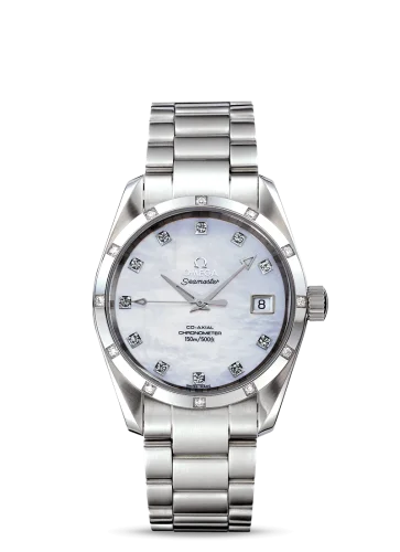 Omega - 2505.75.00 Seamaster Aqua Terra 150M Co-Axial 36.2 Stainless Steel / Diamond / MOP / Bracelet