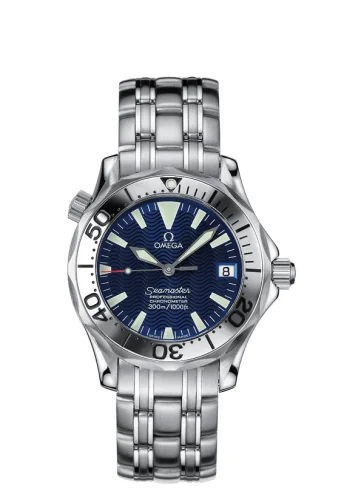 Omega - 2053.80.00 Seamaster Diver 300M Automatic 36.25 Stainless Steel / Electric Blue / Bracelet