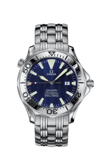 Omega - 2055.80.00 Seamaster Diver 300M Automatic 41 Stainless Steel / Electric Blue / Bracelet