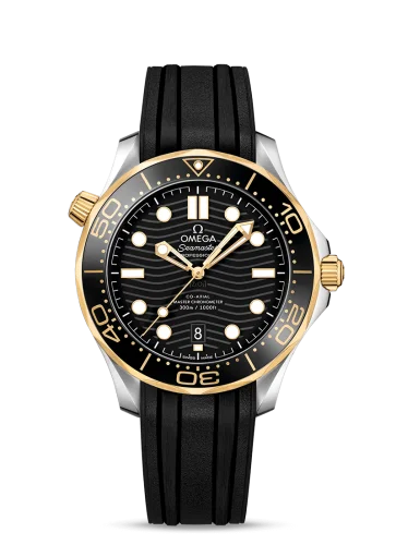 Omega - 210.22.42.20.01.001 Seamaster Diver 300M Master Co-Axial 42 Stainless Steel / Yellow Gold / Black / Rubber