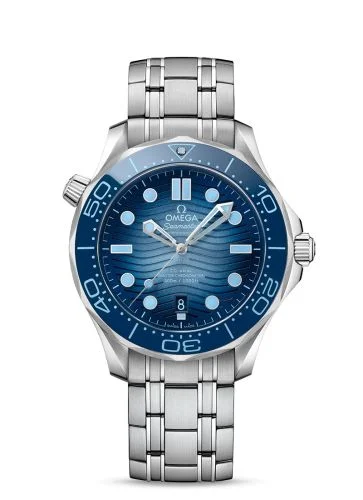 Omega - 210.30.42.20.03.003 Seamaster Diver 300M Master Co-Axial 42 Stainless Steel / Summer Blue / Bracelet