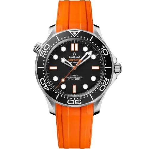 Omega - 210.32.42.20.01.006 Seamaster Diver 300M Master Co-Axial 42 No-Date Stainless Steel / Black - Orange / Rubber