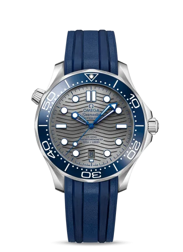 Omega - 210.32.42.20.06.001 Seamaster Diver 300M Master Co-Axial 42 Stainless Steel / Grey /  Rubber