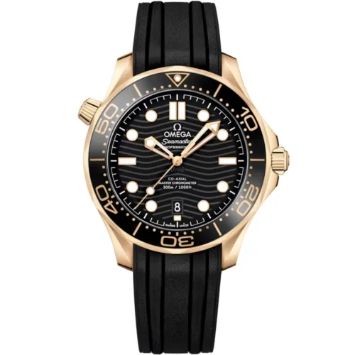 Omega Omega - 210.62.42.20.01.003 Seamaster Diver 300M Master Co-Axial 42 Moonshine Gold / Black / Rubber