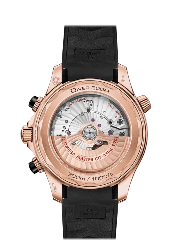 Omega Omega - 210.62.44.51.01.001 Seamaster Diver 300M Master Co-Axial Chronograph 44 Sedna Gold / Black / Rubber