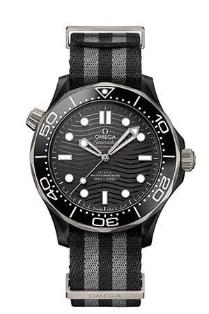 Omega Omega - 210.92.44.20.01.002 Seamaster Diver 300M Master Co-Axial 43.5 Ceramic / Titanium / Black / NATO