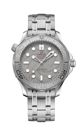 Omega - 210.93.42.20.99.001 Seamaster Diver 300M Master Co-Axial 42 Platinum Aston Martin Neiman Marcus