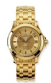 Omega - 2101.11.00 Seamaster 120M Automatic 36.25 Yellow Gold / Champagne