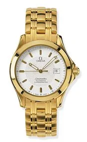 Omega - 2101.21.00 Seamaster 120M Automatic 36.25 Yellow Gold / White