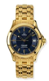 Omega - 2101.81.00 Seamaster 120M Automatic 36.25 Yellow Gold / Blue