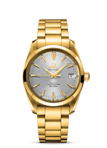 Omega - 2103.30.00 Seamaster Aqua Terra 150M Co-Axial 39.2 Yellow Gold / Silver / Bracelet
