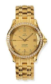 Omega - 2105.10.00 Seamaster 120M Automatic 36.25 Yellow Gold / Diamond / Champagne